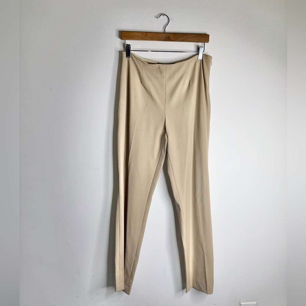 RALPH LAUREN Black Label Beige Wool Blend Dress Pants